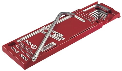 AMF 46078 Winkelschraubendreher-Satz 911LG-BM8D 8-teilig Schiebekassette SW 2 -