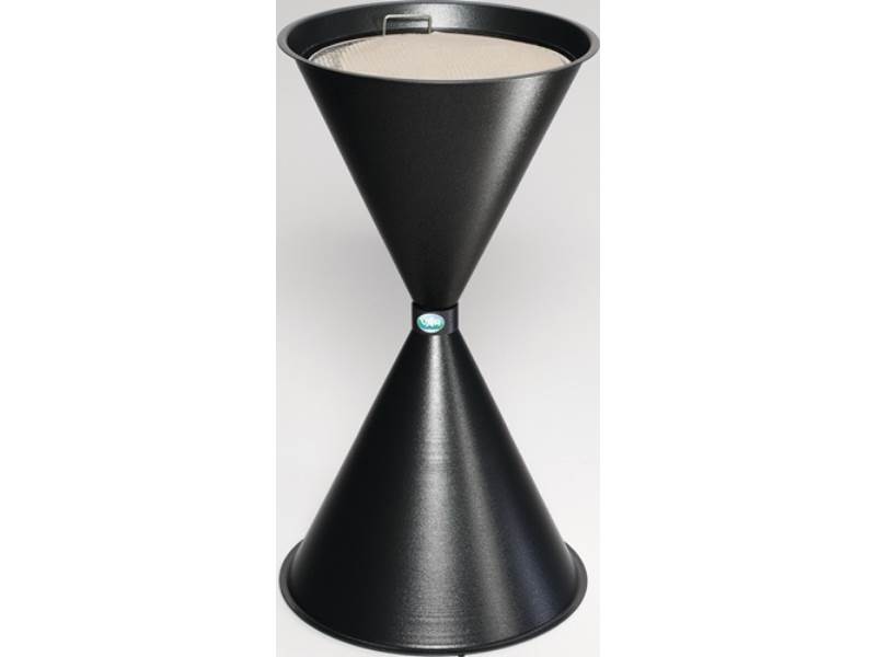 VAR 11681 Standascher  D400xH730mm antik-silber Stahlblech