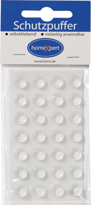 Schutzpuffer 10 mm Kunststoff transparent Koni selbstklebend