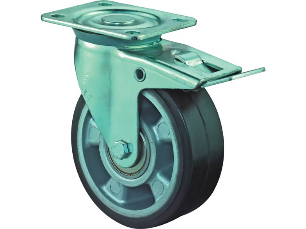 BS ROLLEN LB520.B80.125 Schwerlastlenkrolle  Rad-Ø 125 mm Tragfähigkeit 200 kg T