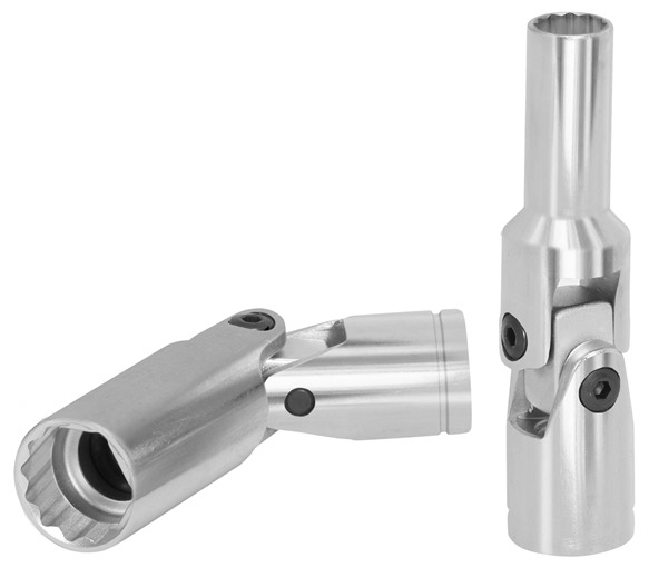 KS Tools 918.4856 3/8 CHROMEplus® 12-kant-Stecknuss mit Gelenk, 15 mm