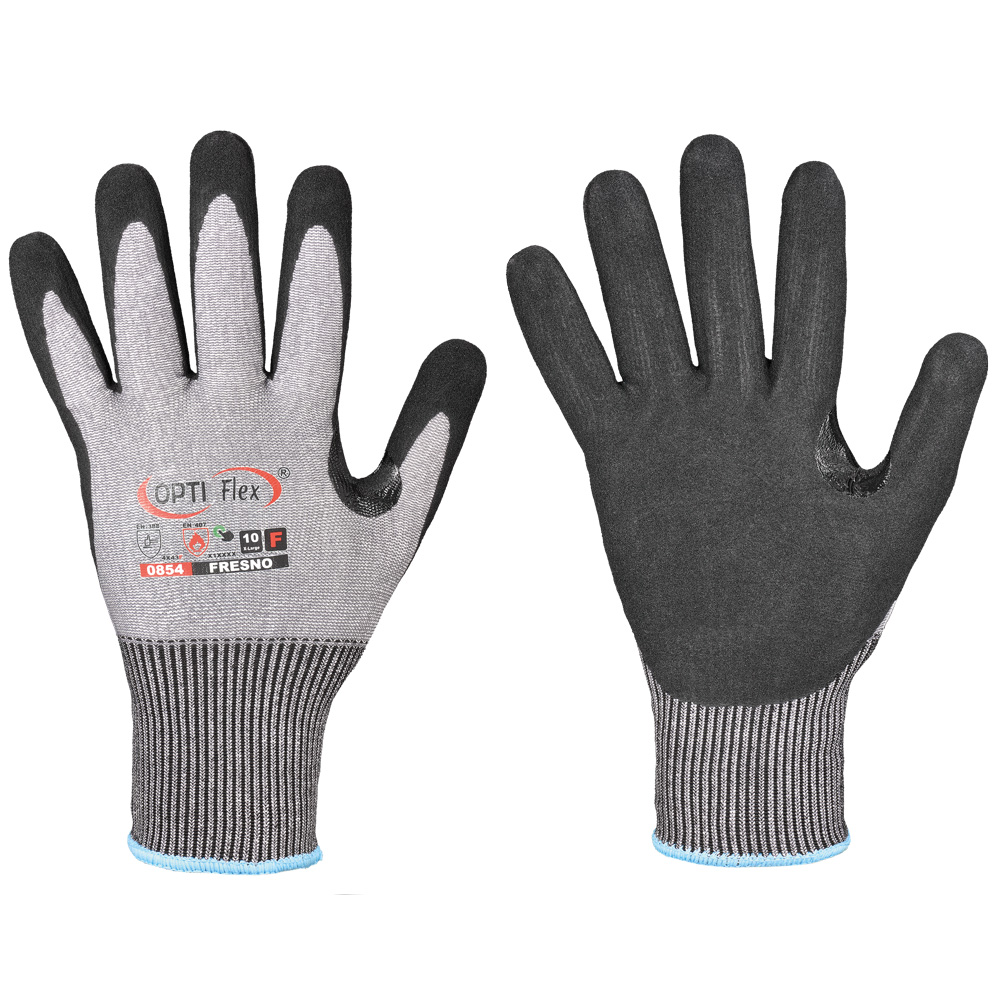 Gr .11 *FRESNO* OPTI FLEX® HANDSCHUHE grau *FRESNO* OPTI FLEX® GLOVES
