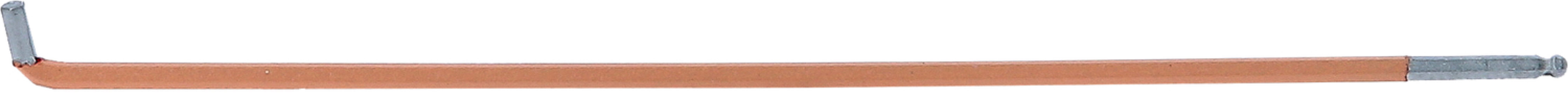KS Tools 151.4431 Kugelkopf-Innensechskant-Winkelstiftschlüssel, XL, 1/16, 10