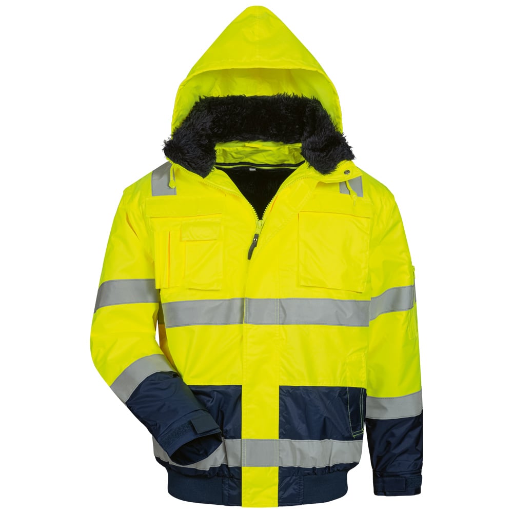 Gr .3XL (66/68) *ARTHUR* WARNSCHUTZ PILOTJACKE GELB/MARINE gelb *ARTHUR* HIGH VI