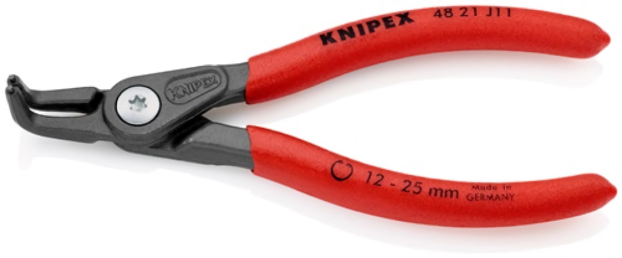 KNIPEX 48 21 J11 Präzisionssicherungsringzange J 11 für Bohrungen D. 12 - 25 mm