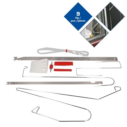 Brilliant Tools  BT511000 KFZ Türöffner-Satz, 9-tlg
