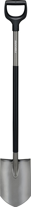 FISKARS 1066708 Gärtnerspaten  spitz, mit D-Griff  Stahl