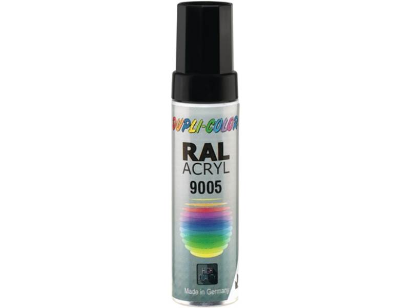 DUPLI-COLOR 677236 Lackstift  tiefschwarz matt RAL 9005 12 ml