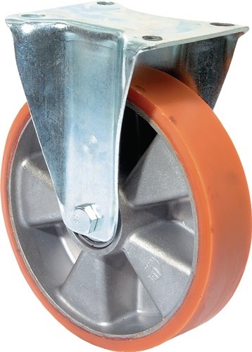 BS ROLLEN N110.B90.129 Bockrolle  125 mm 300 kg Guß-Polyurethanbandage 138 x 109