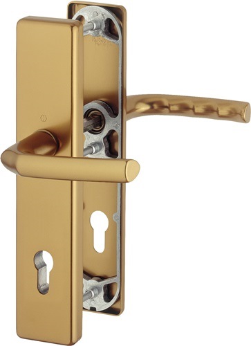 HOPPE 2579247 Schutzgarnitur Birmingham 1117/2221A/2440 Aluminium F4 92 mm 67-72