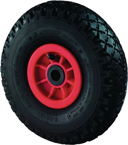 BS ROLLEN D15.264 Luftrad  Rad-Ø 260 mm Tragfähigkeit 100 kg Ersatzrad Stollenpr