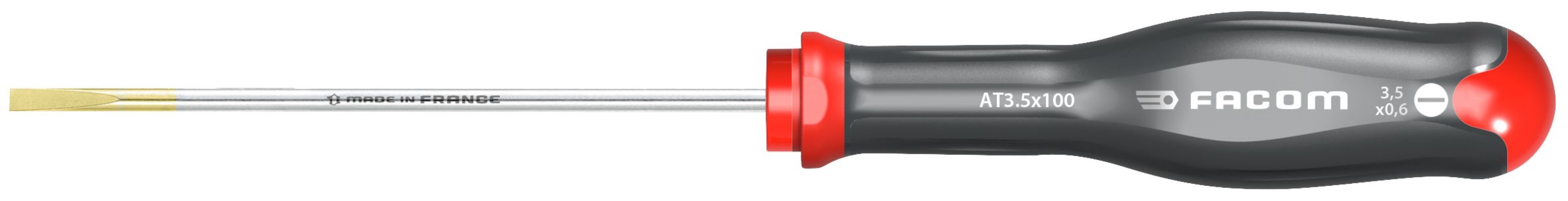 Facom AT3.5X100 Schraubendreher PROTWIST Schlitz 3,5mm