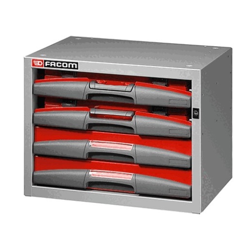 Facom F50000101 Matrix Regal, klein, tief, mit 2 festen und 2 austauschbaren Sch