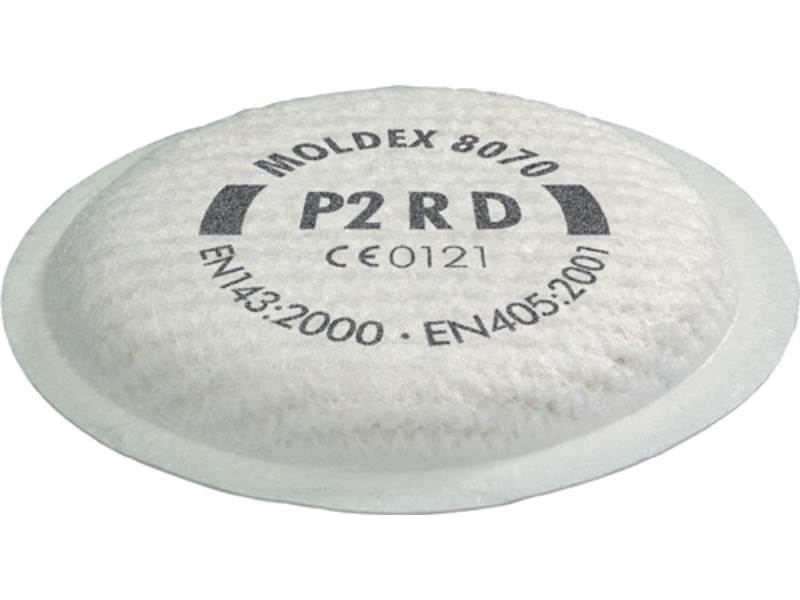 MOLDEX 807001 Partikelfilter 807001 EN 143:2021 P2 f. Serie 8000