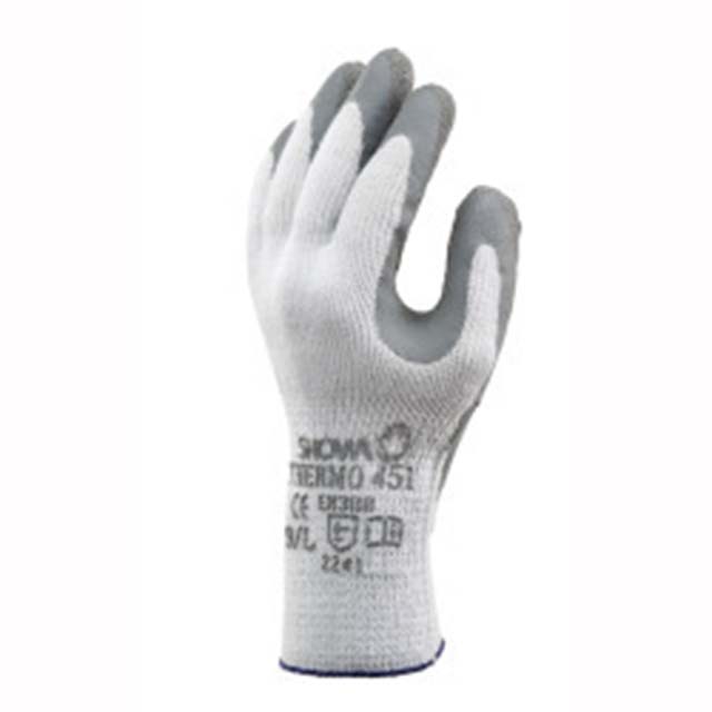 SHOWA® Thermo 451 Gr.9 (L) Acryl, BW, PE, Latex, grau Handschuh