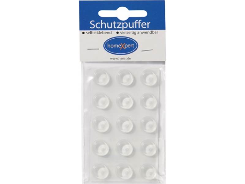 Schutzpuffer 14 mm Kunststoff transparent Koni selbstklebend