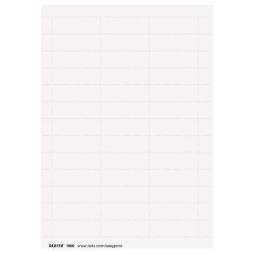 Leitz Beschriftungsschild 19000001 blanko 60x21mm weiß 975 St./Pack.