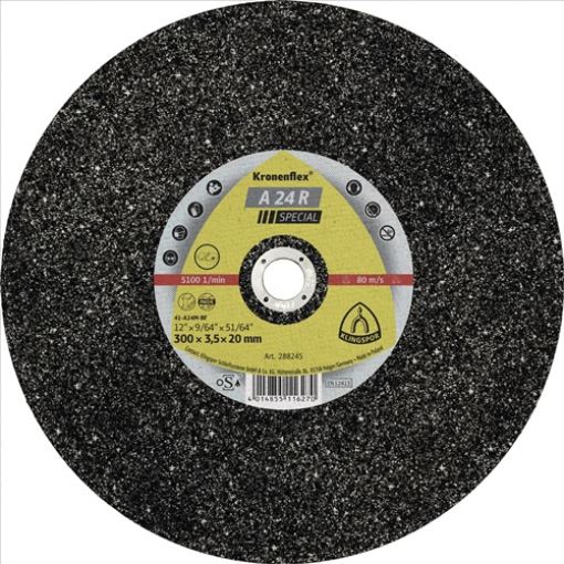 KLINGSPOR 354416 Trennscheibe A 924 R Special D356x4mm gerade Stahl Bohrung 20 m
