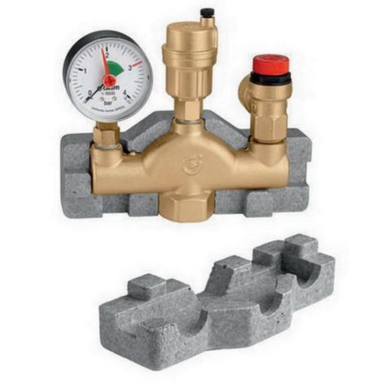 CALEFFI 302631 Kesselgruppe 302 1Zoll IG mit Isolierung bis 50 kW 1Zoll IG