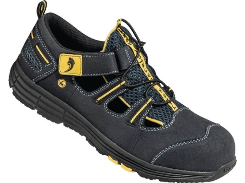 BAAK 72112-47 Sicherheitssandale Rene2 Größe 47 W. 12 blau/gelb Mikrofaser/Meshm