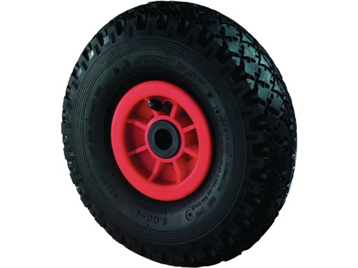 BS ROLLEN D15.400 Luftrad  Rad-Ø 400 mm Tragfähigkeit 160 kg Ersatzrad Rillenpro