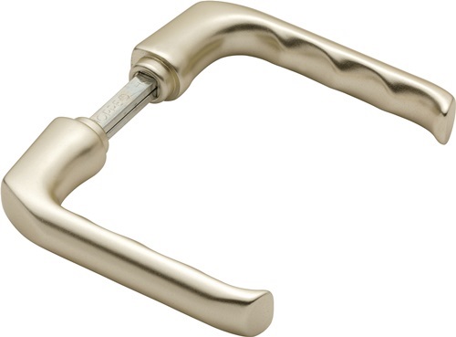 HOPPE 553709 Türdrückerpaar London 113 Aluminium F2 ohne Rosetten Vierkant 8 mm