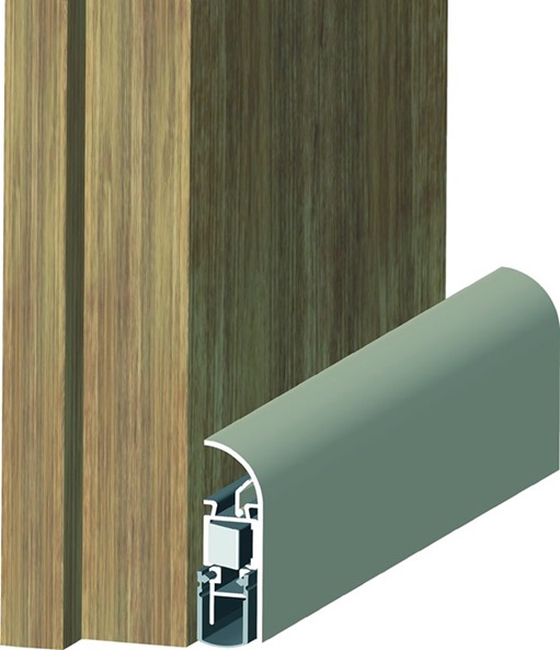 ATHMER 1-668-0805 Türdichtung Schall-Ex® Applic A 1-seitig Länge 805 mm Aluminiu