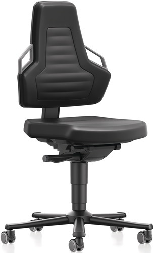BIMOS 9033-2000-3285 Arbeitsdrehstuhl Nexxit Rollen Skintecpolster schwarz Griff