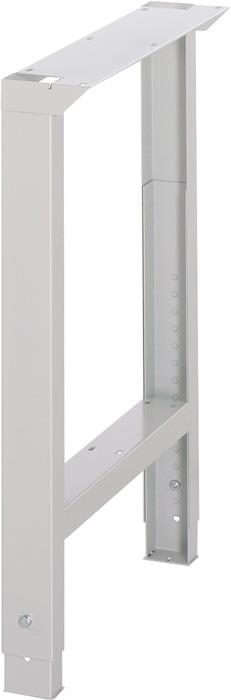 TECWERK 2000425540 Werkbankfuß BK 650 verstellb.H750-1100xB70/1 20mm lichtgrau T