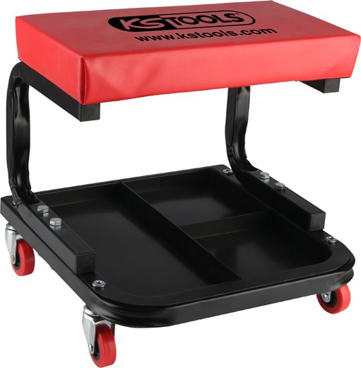 KS Tools 500.8020 Fahrbarer Hocker, L440xB360xH360mm