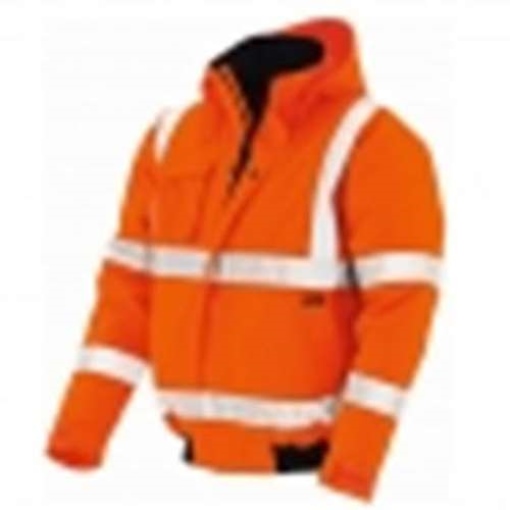 teXXor® WHISTLER, Warnschutz-Pilotenjacke, leuchtorange 4119_XXXL Gr.XXXL