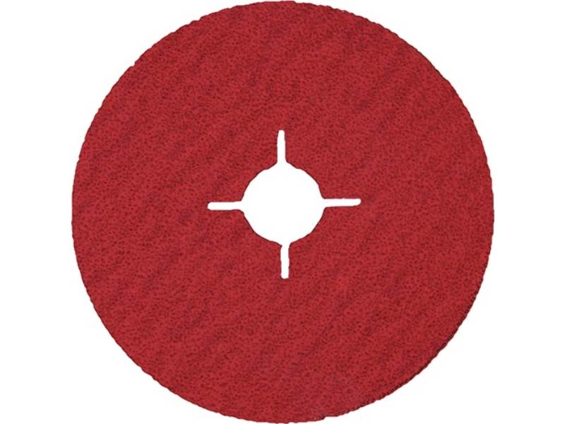 PROMAT  Fiberscheibe  D. 125 mm Körnung 120 INOX Keramikkorn