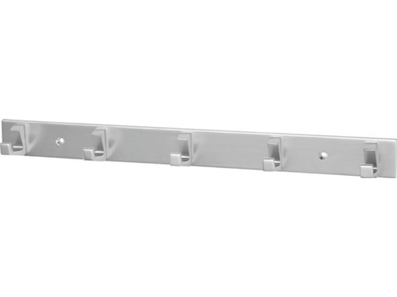 HERMETA 0655-01E Handtuchhakenleiste  5 Haken Höhe 35 mm Länge 360 mm Aluminium