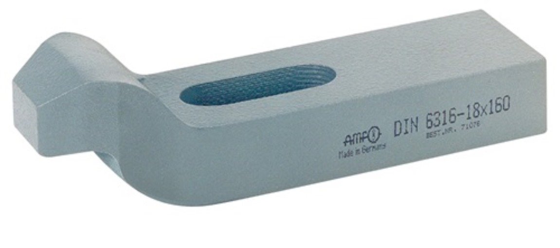 AMF 71068 Spanneisen DIN 6316 für T-Nut 16 + 18 mm Länge 125 mm