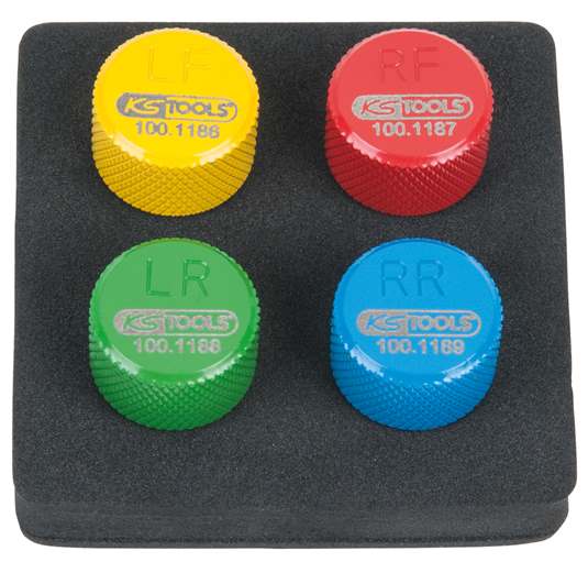 KS Tools 100.1185 RDKS / TPMS Reifenentlüfter-Satz