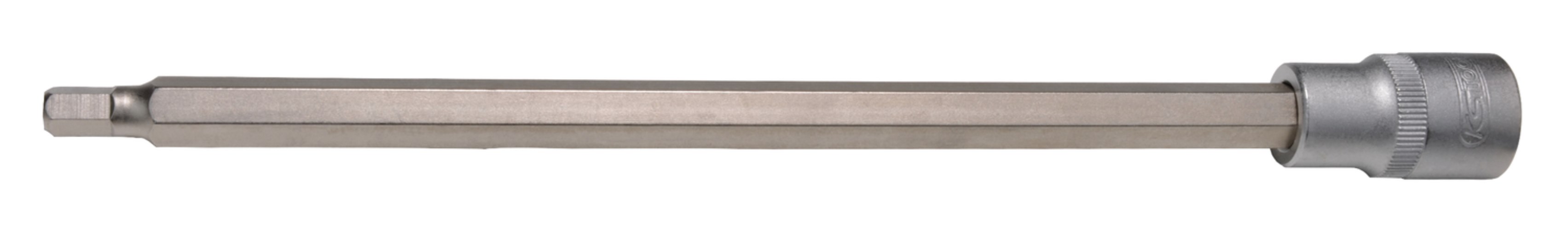 KS Tools 911.1327-240 1/2'' Bit-Stecknuss Innensechskant, 7mm, 240mm