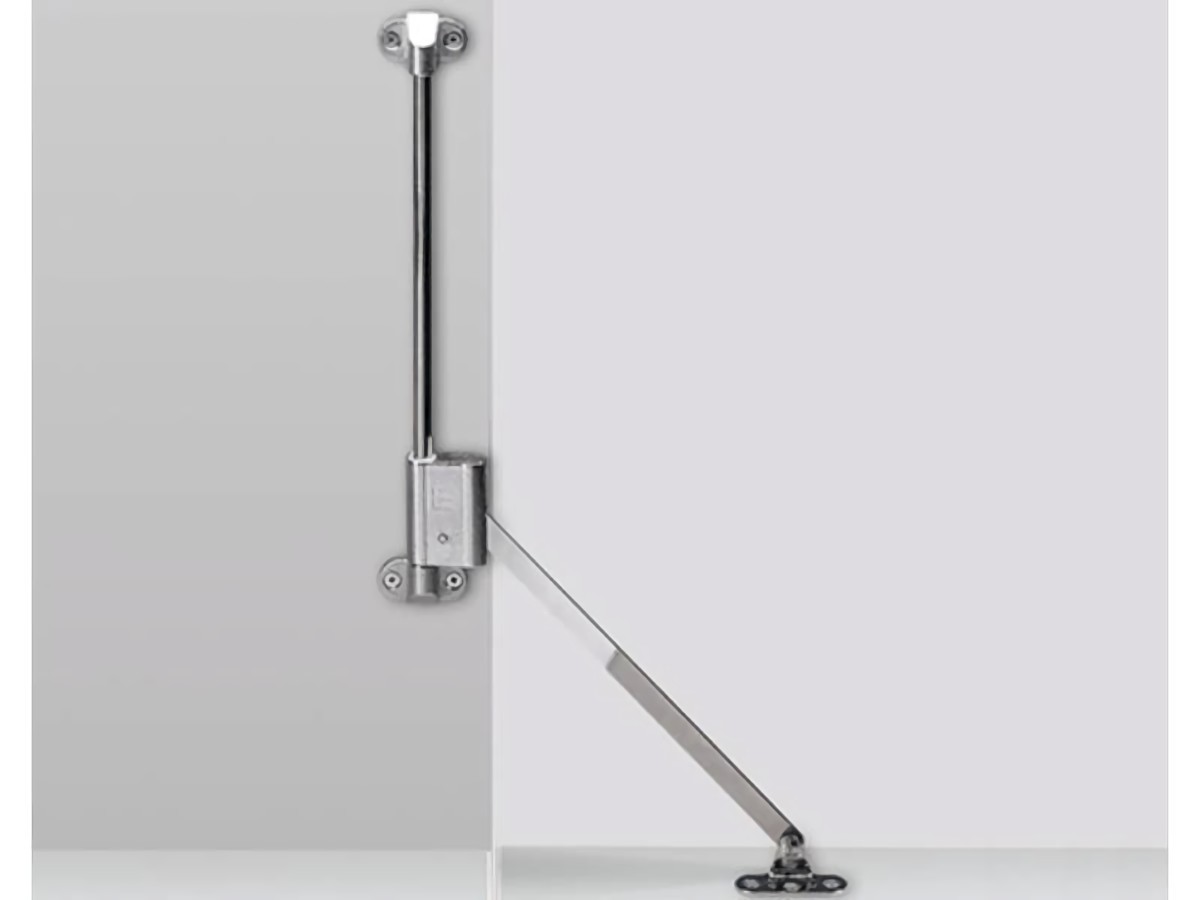 HETTICH 16173 Klappenhalter Klassik D mit Lager L 258 D Stahl vernickelt mit Bre