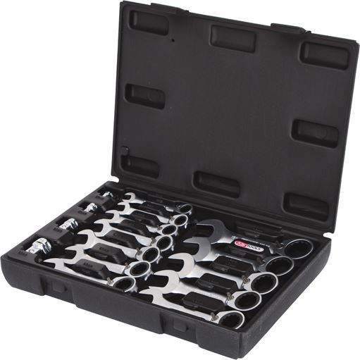 KS Tools 503.4653 GEARplus Ratschenringmaulschlüssel-Satz, kurz, 6-tlg.