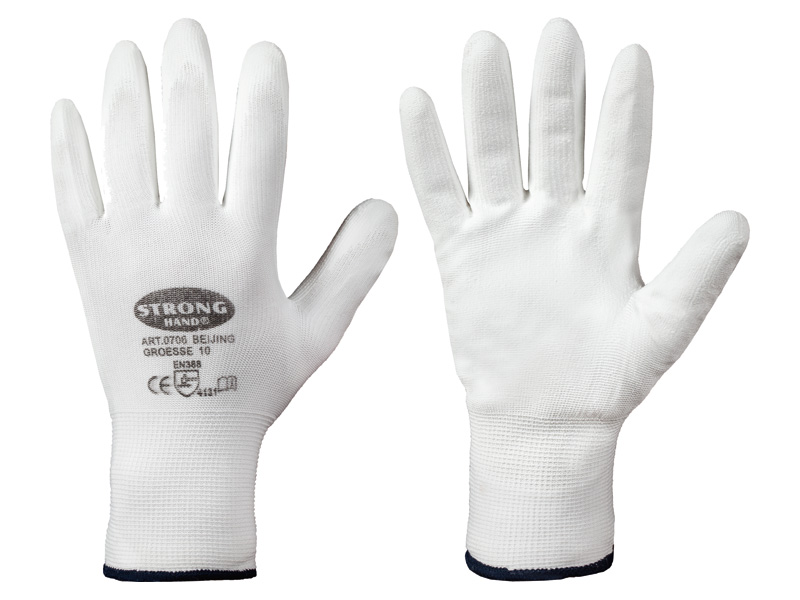 Gr .7 *STANDARD BEIJING* STRONGHAND® HANDSCHUHE weiß *STANDARD BEIJING* STRONGHA