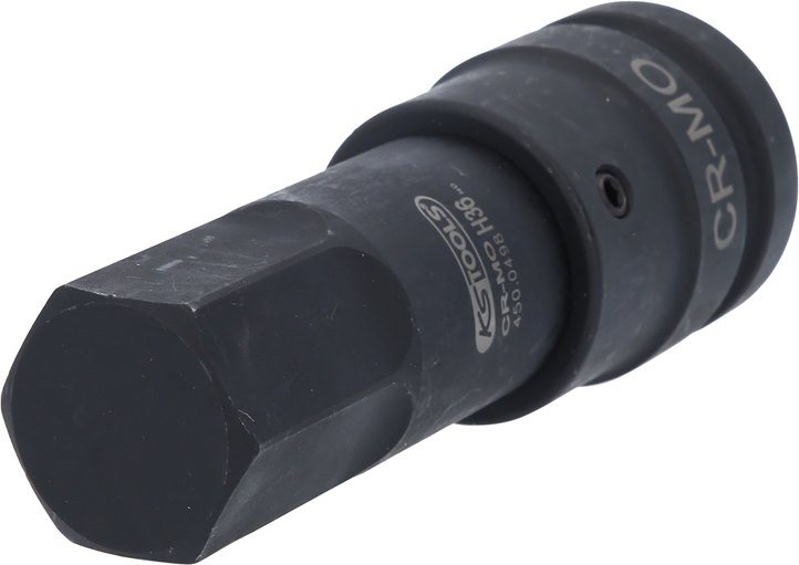 KS Tools 450.0498 1'' Kraft-Bit-Stecknuss Innensechskant, lang, 36 mm