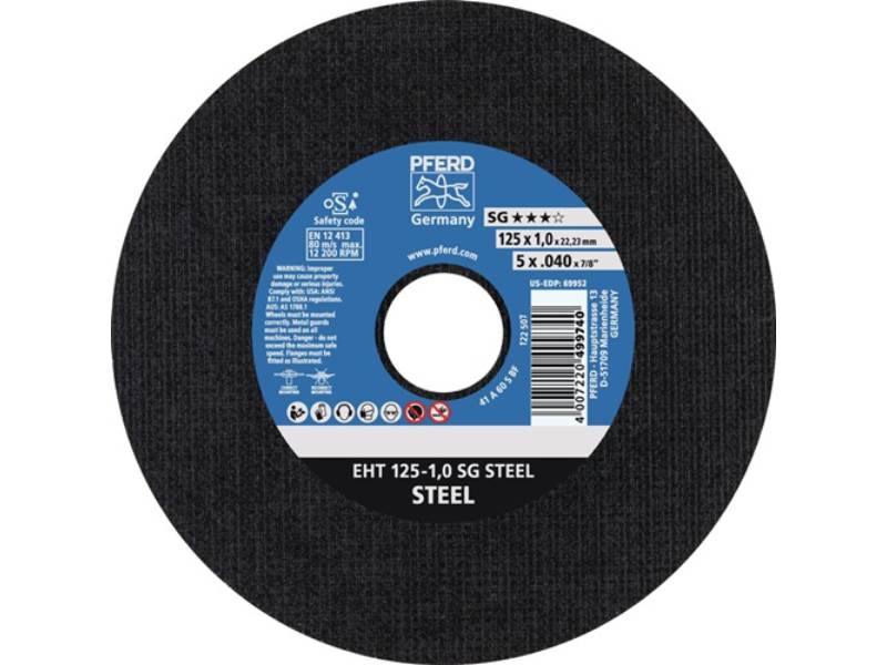 PFERD TOOLS 61328131 Trennscheibe SG STEEL D230x1,9mm gerade Stahl Bohrung 22,23