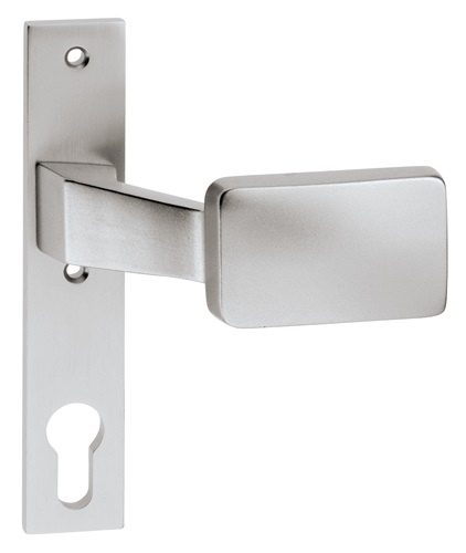 EDI 1317/1020/01 Schlosskasten-Griff 1317/1020 Aluminium F1 Aufnahme M12 gekröpf