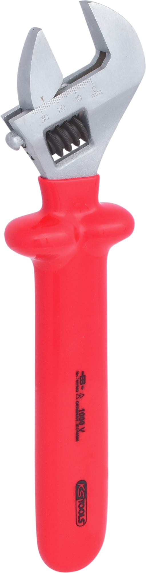KS Tools 117.1254 Rollgabelschlüssel mit Schutzisolierung, 34mm