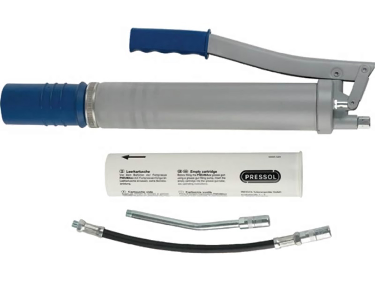PRESSOL 12 826 Handhebelfettpresse Pneumaxx für 400 g Kartuschen/loses Fett 500