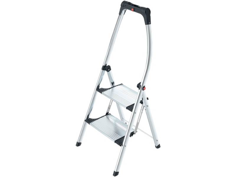 HAILO 4302-301 Klapptritt  Stufen einschl. Plattform 2 Plattformhöhe 490 mm Alum
