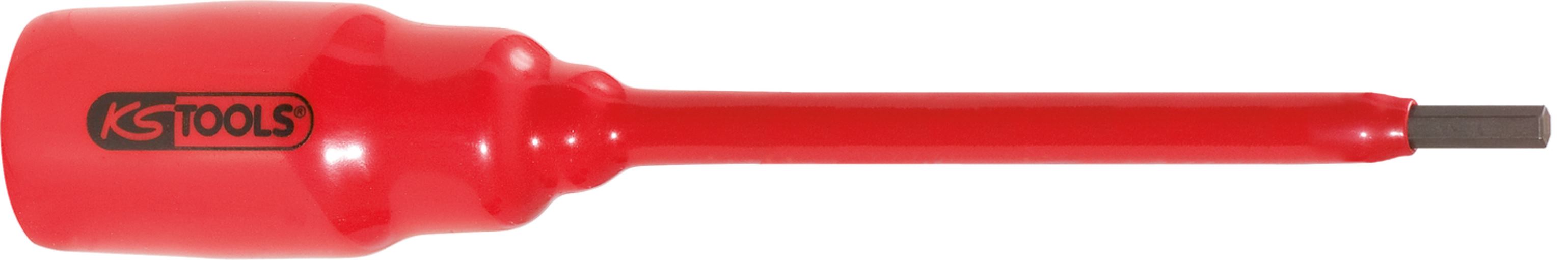 KS Tools 117.1176 1/2'' Bit-Stecknuss mit Schutzisolierung für Innensechskant-Sc