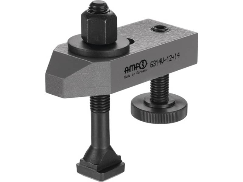 AMF 70268 Spanneisen Nr. 6314V für T-Nut 10 mm Spannhöhe 8 - 32 mm Spannschraube