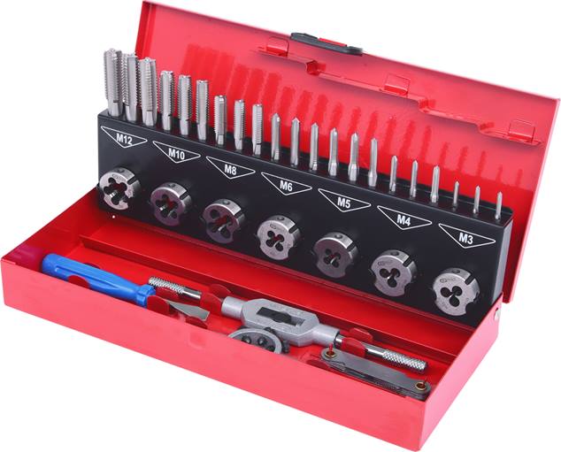 KS Tools 331.0732 HSS Co Gewindeschneidwerkzeug-Satz, 32-tlg.