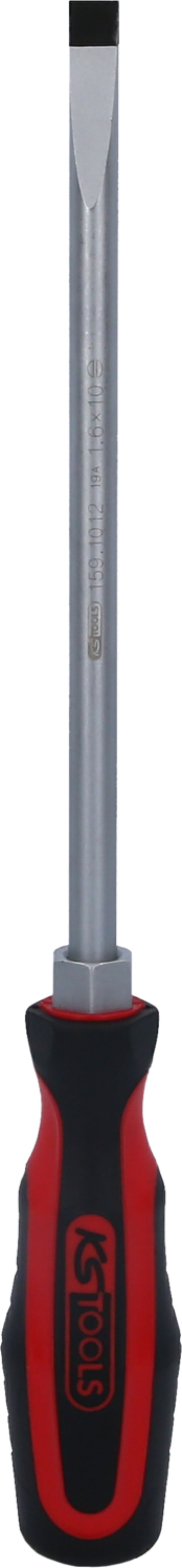 KS Tools 159.1012 ERGOTORQUEplus Schlitz-Schraubendreher, 10mm, 315mm lang