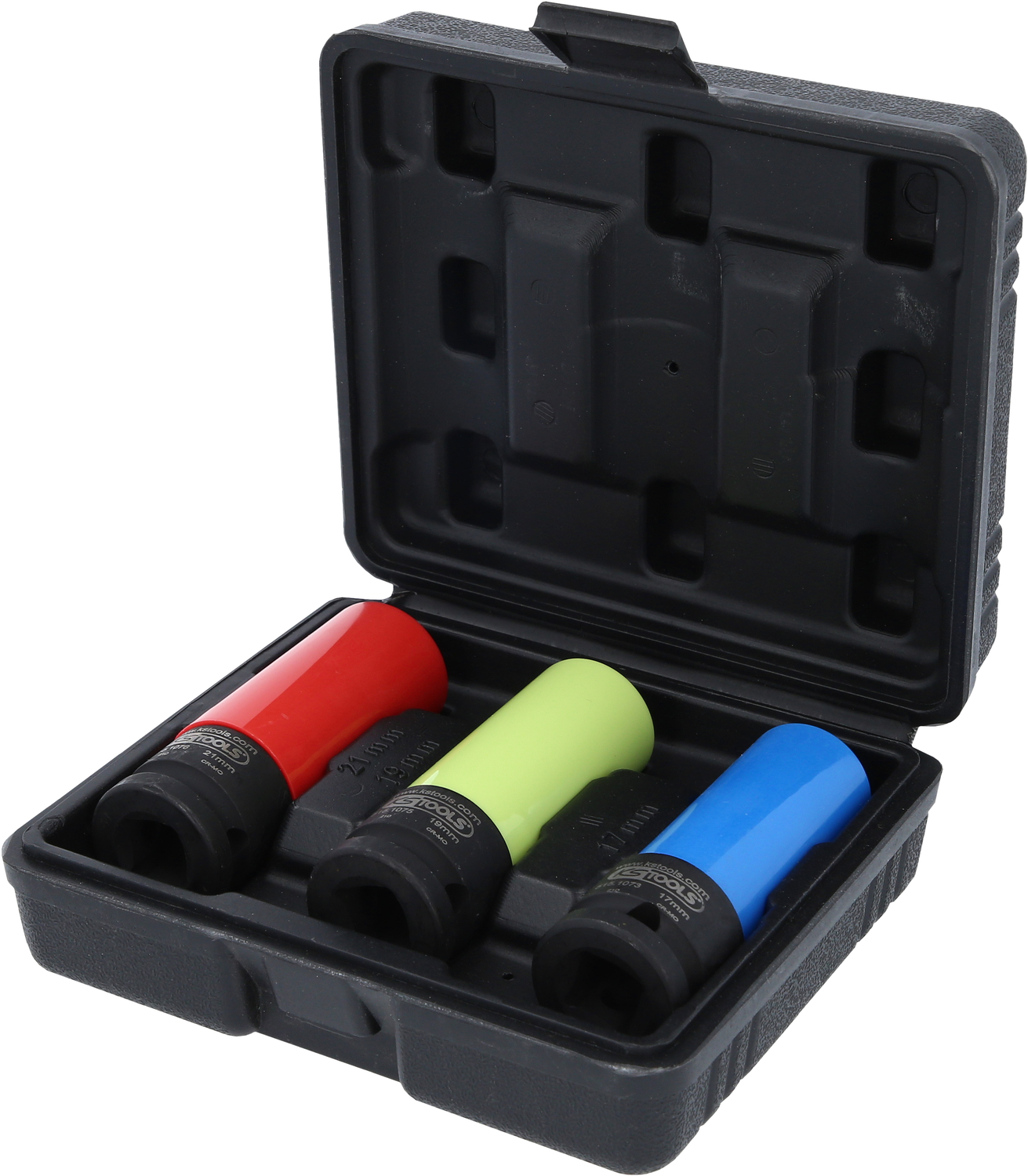 KS Tools 515.1070 1/2'' Alu-Felgen Kraft-Stecknuss-Satz robust, 3-tlg.